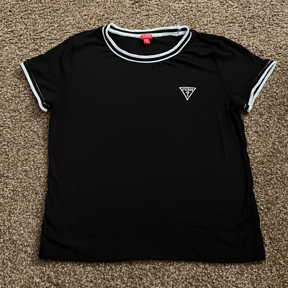 black Guess shirt